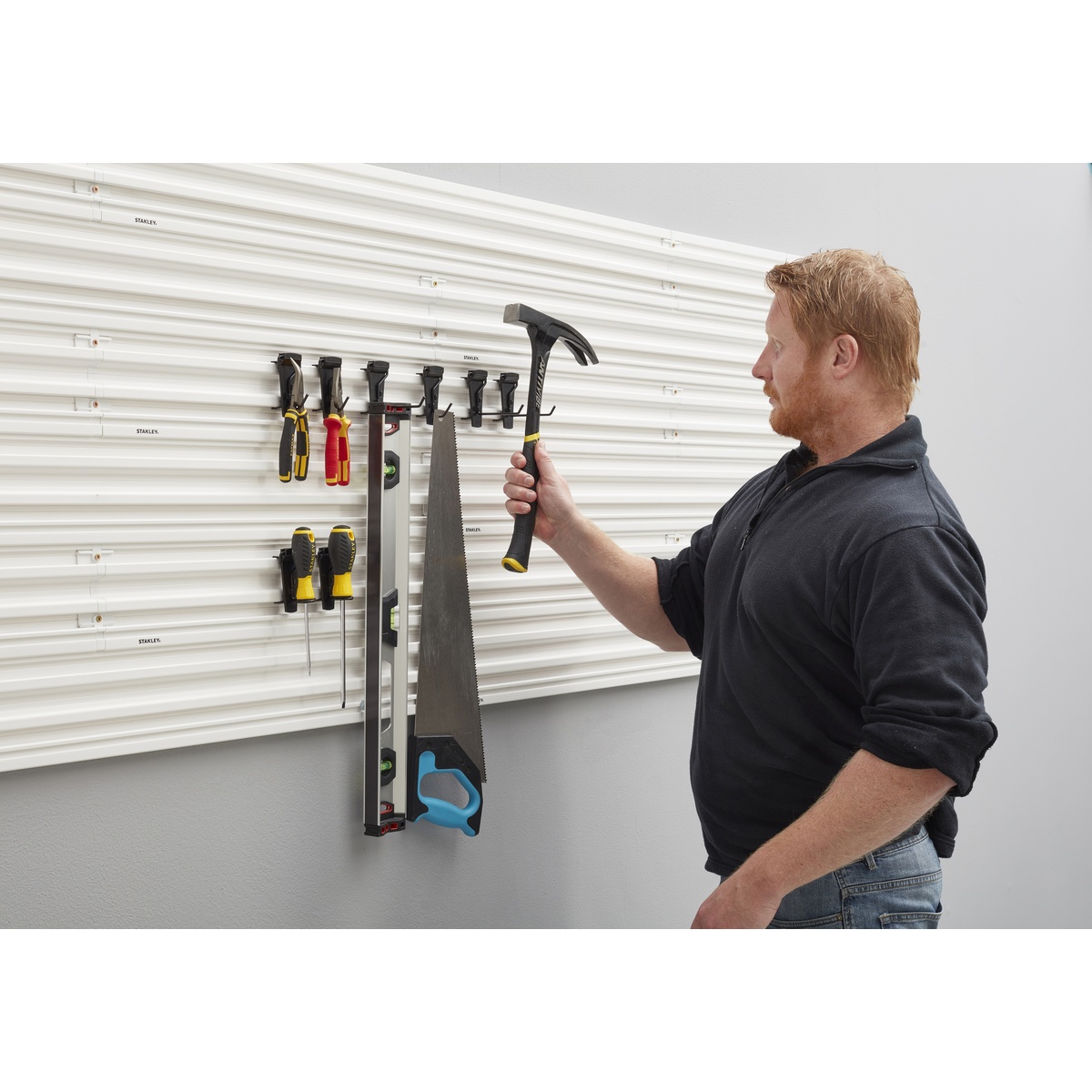 Stanley Trackwalls 8-teiliges Haken-Set