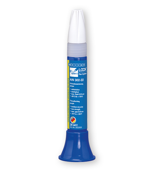 WEICONLOCK® AN 302-22 Schraubensicherung, niedrigfest, mittelviskos, 20 ml, purpur WEICONLOCK® AN 302-22 Schraubensicherung, niedrigfest, mittelviskos, 20 ml, purpur