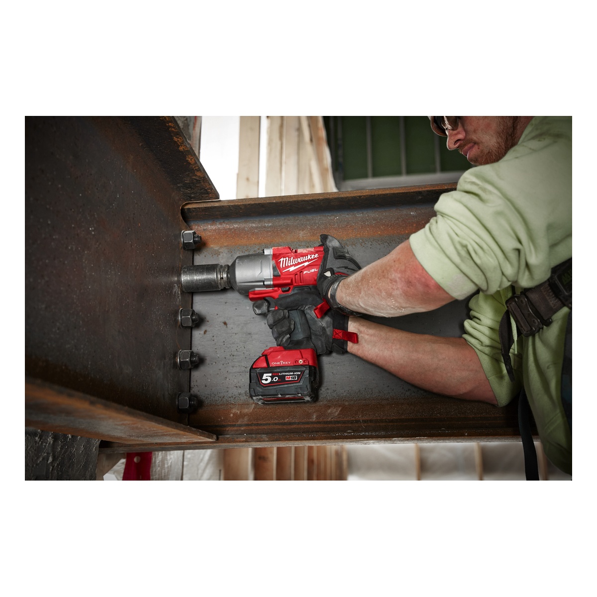 Milwaukee ONE KEY Akku-Schlagschrauber 1/2" Vierkant Sprengring M18ONEFHIWF12-0X - 1 Stk. Milwaukee ONE KEY Akku-Schlagschrauber 1/2" Vierkant Sprengring M18ONEFHIWF12-0X - 1 Stk.