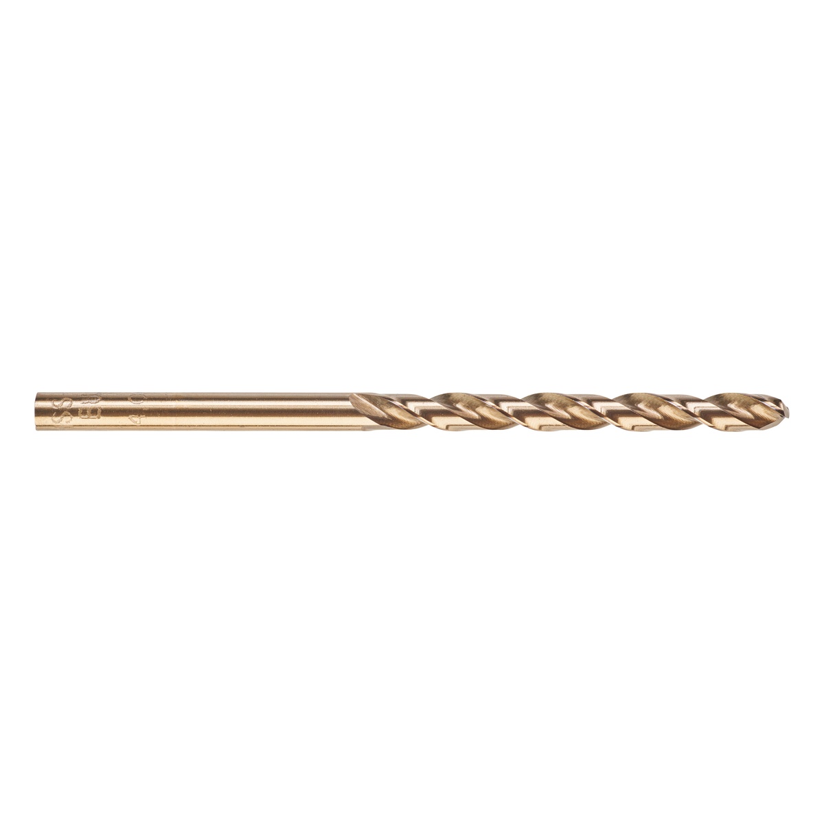 Milwaukee HSS-G RED COBALT Metallbohrer DIN 338 4,0 x 75 mm, HSS-G Co - 10 Stk.