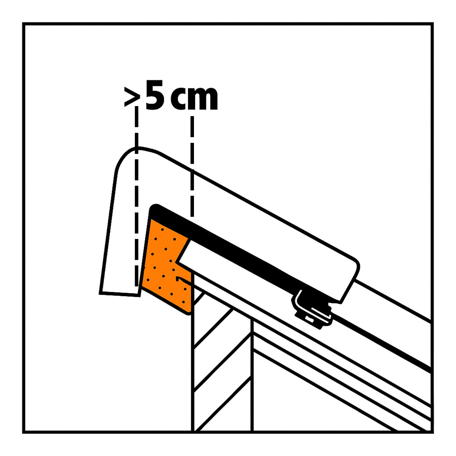 Allform Flexim Dachmörtel braun 10 Streifen