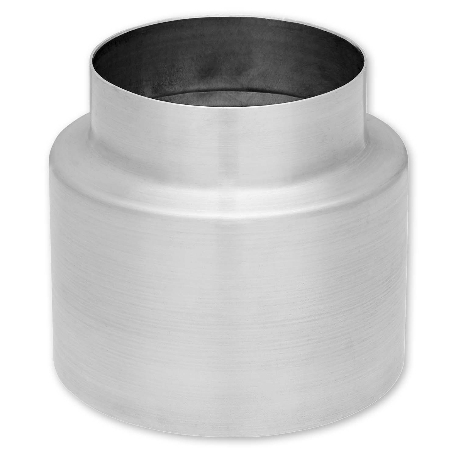 Zambelli KG-Rohr Blende 100/132 mm, Titanzink, für Kanalgrundrohr Verblendung