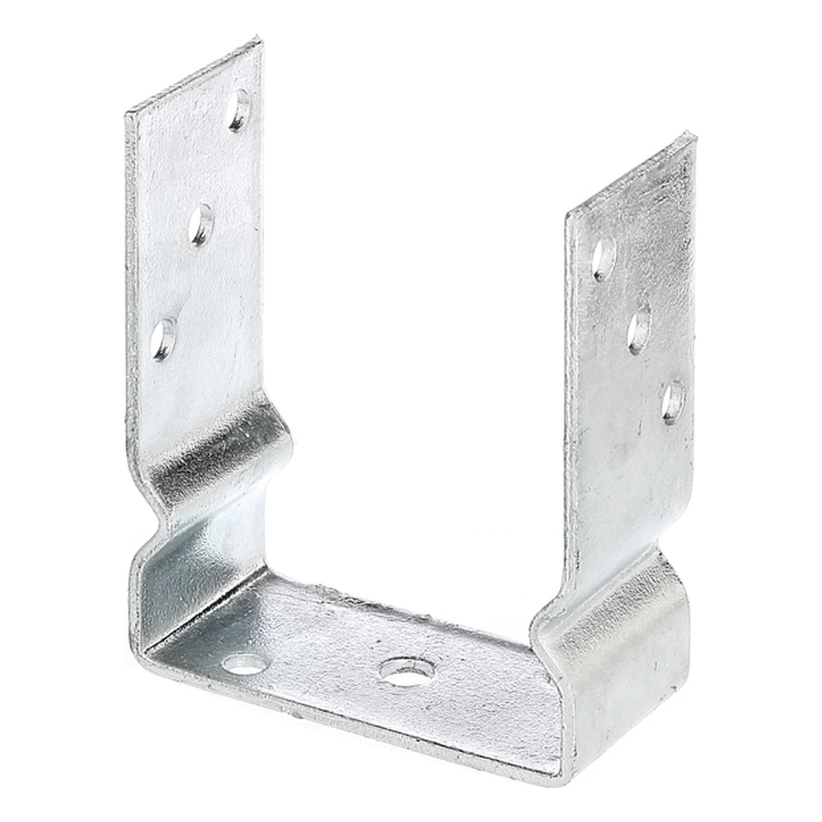 Alberts U-Pfostenträger, 121 x 150 x 100 mm, Stahl roh, feuerverzinkt, zum Aufschrauben CE-Kennzeichnung nach ETA-10/0210 - 1 Stk.