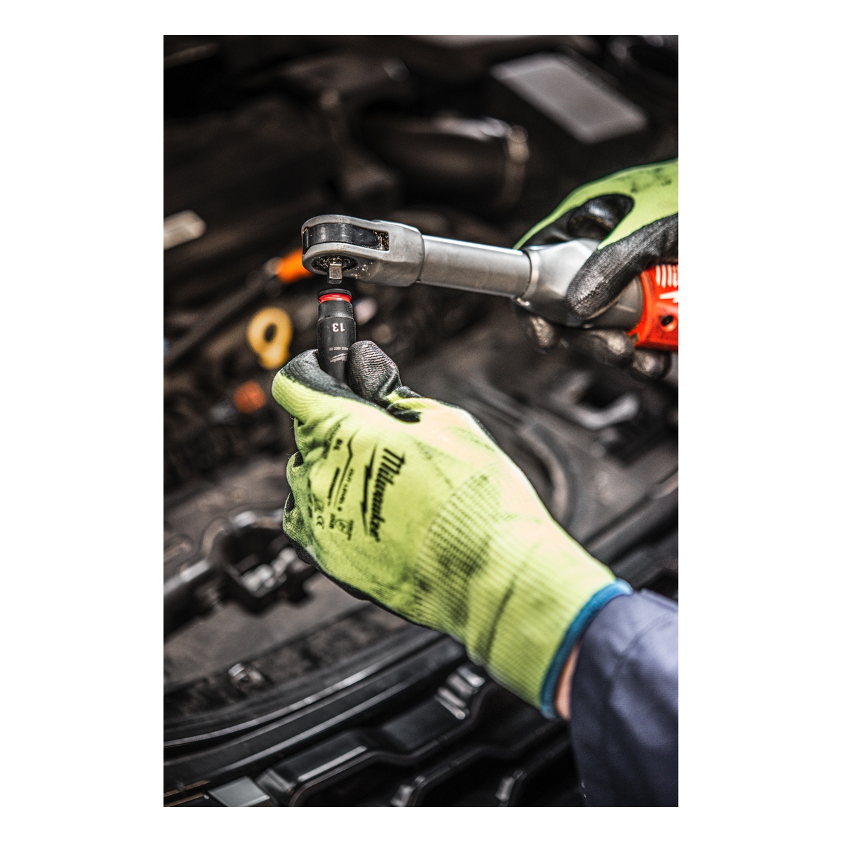 Milwaukee SHOCKWAVE Schlagnuss 3/8" lang 8 x 65 mm - 1 Stk. Milwaukee SHOCKWAVE Schlagnuss 3/8" lang 22 x 65 mm - 1 Stk.