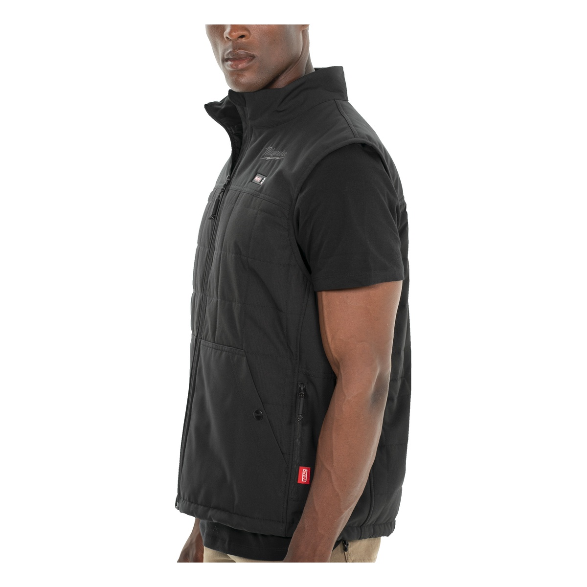 Milwaukee Heiz-Steppweste Herren XXL, Schwarz, ohne Akkus und Ladegerät, M12 HPVBL2-0 - 1 Stk.