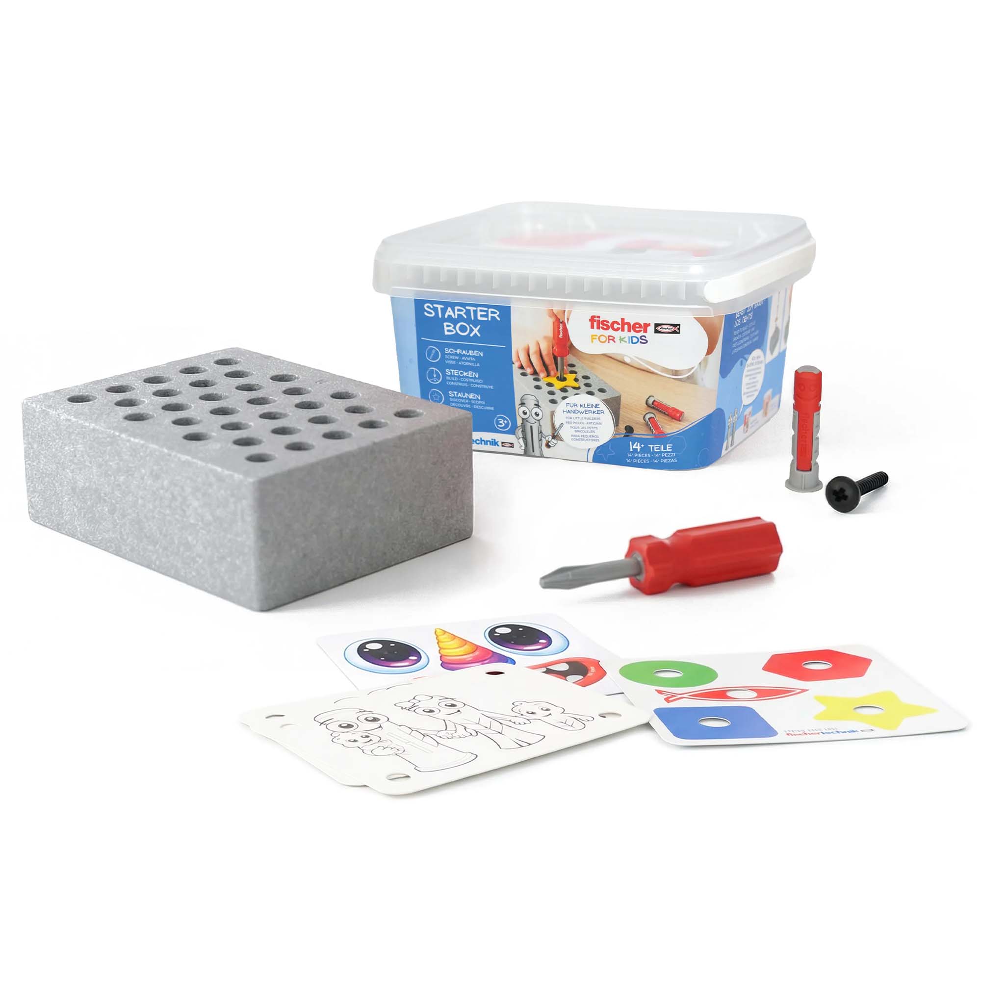 fischer Konstruktionsspielzeug for kids Starter-Box, ab 3 Jahren
