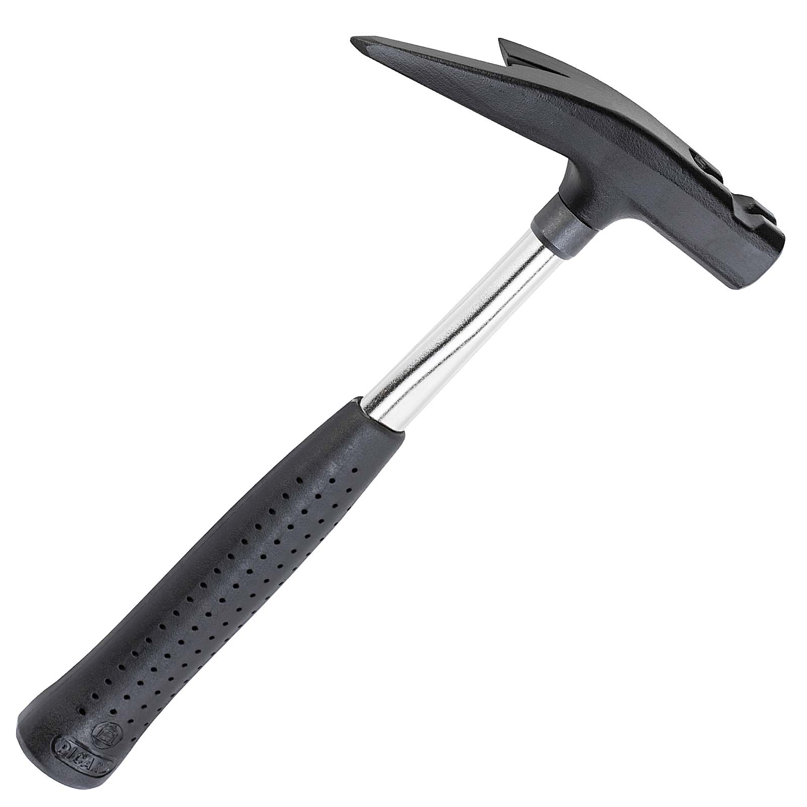 Picard Latthammer Nr. 600S, 600 g, geraute Bahn, Stahlrohrstiel, ohne Magnet
