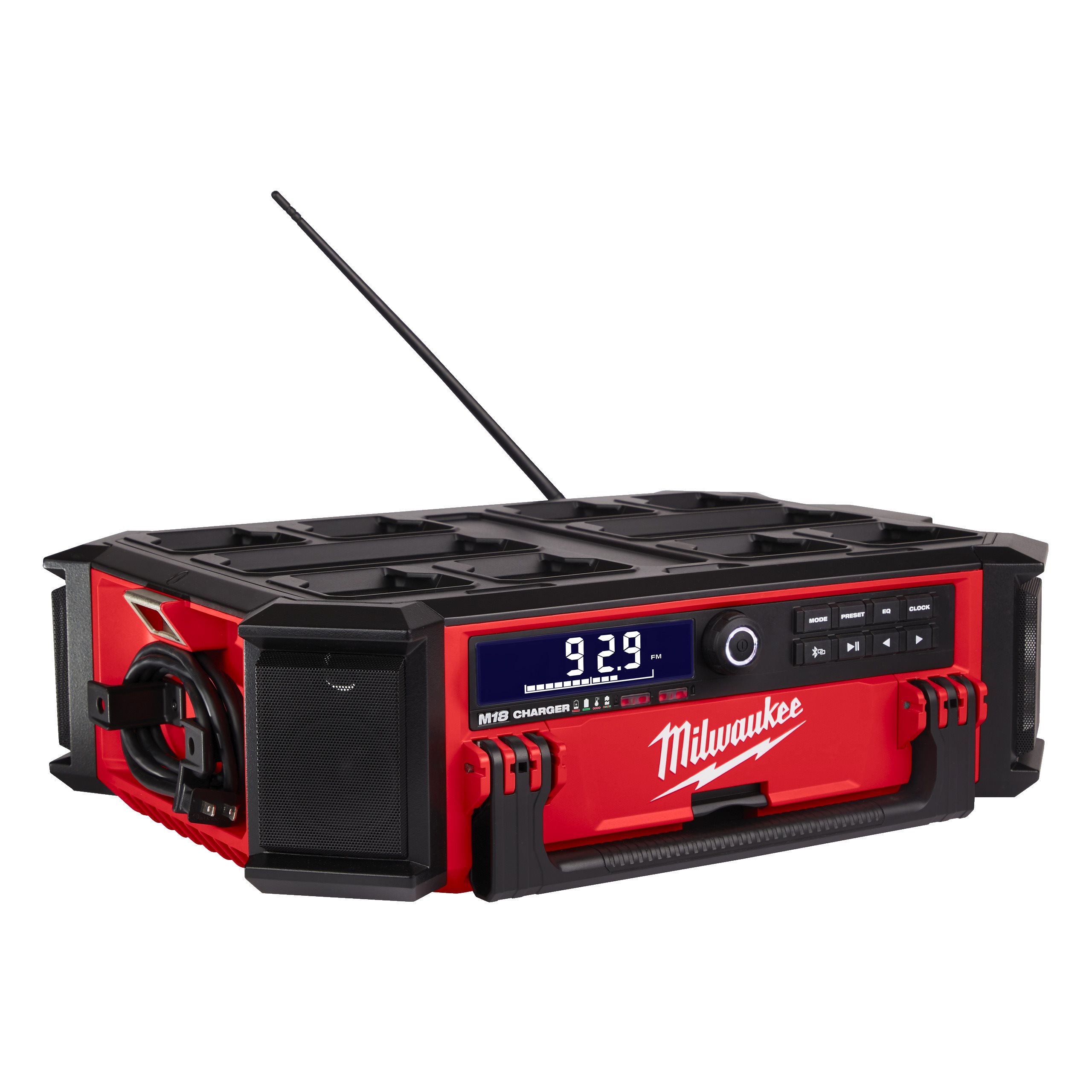 Milwaukee M18PRCDAB+-0 PackOut Netz-/Akku-Radio mit Ladefunktion - 1 Stk.