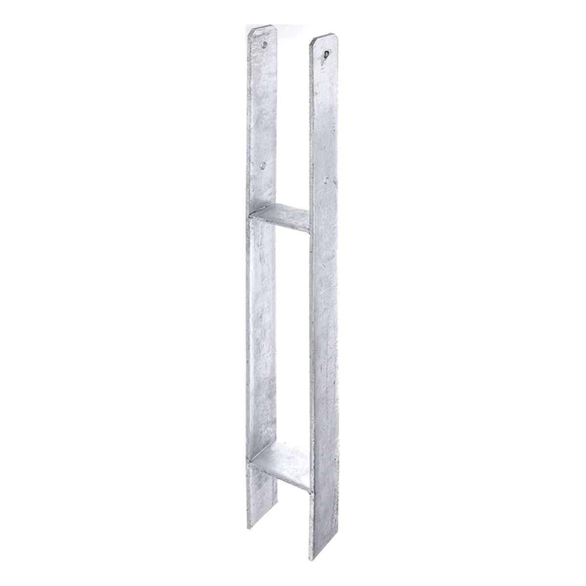 Alberts H-Pfostenträger, 91 x 300 x 800 mm, Stahl roh, feuerverzinkt, CE-Kennzeichnung nach ETA-10/0210 - 1 Stk.