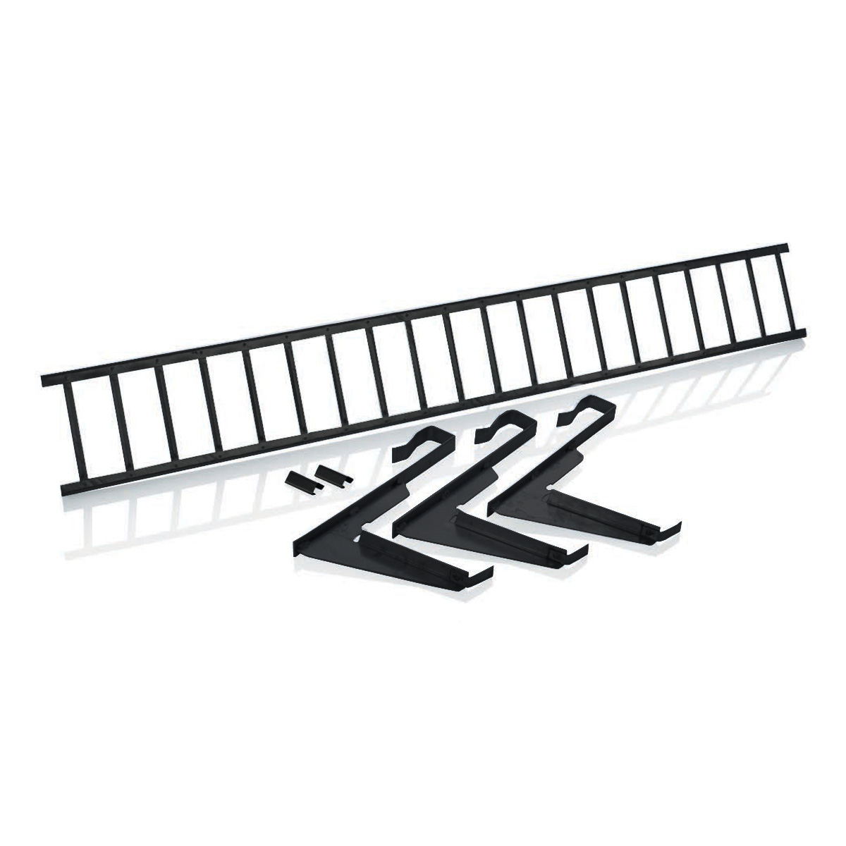 Overhoff Schneefanggitter-Set 1,5 m, 20/20, RAL9055 schwarz Overhoff Schneefanggitter-Set 1,5 m, 20/20, RAL9055 schwarz