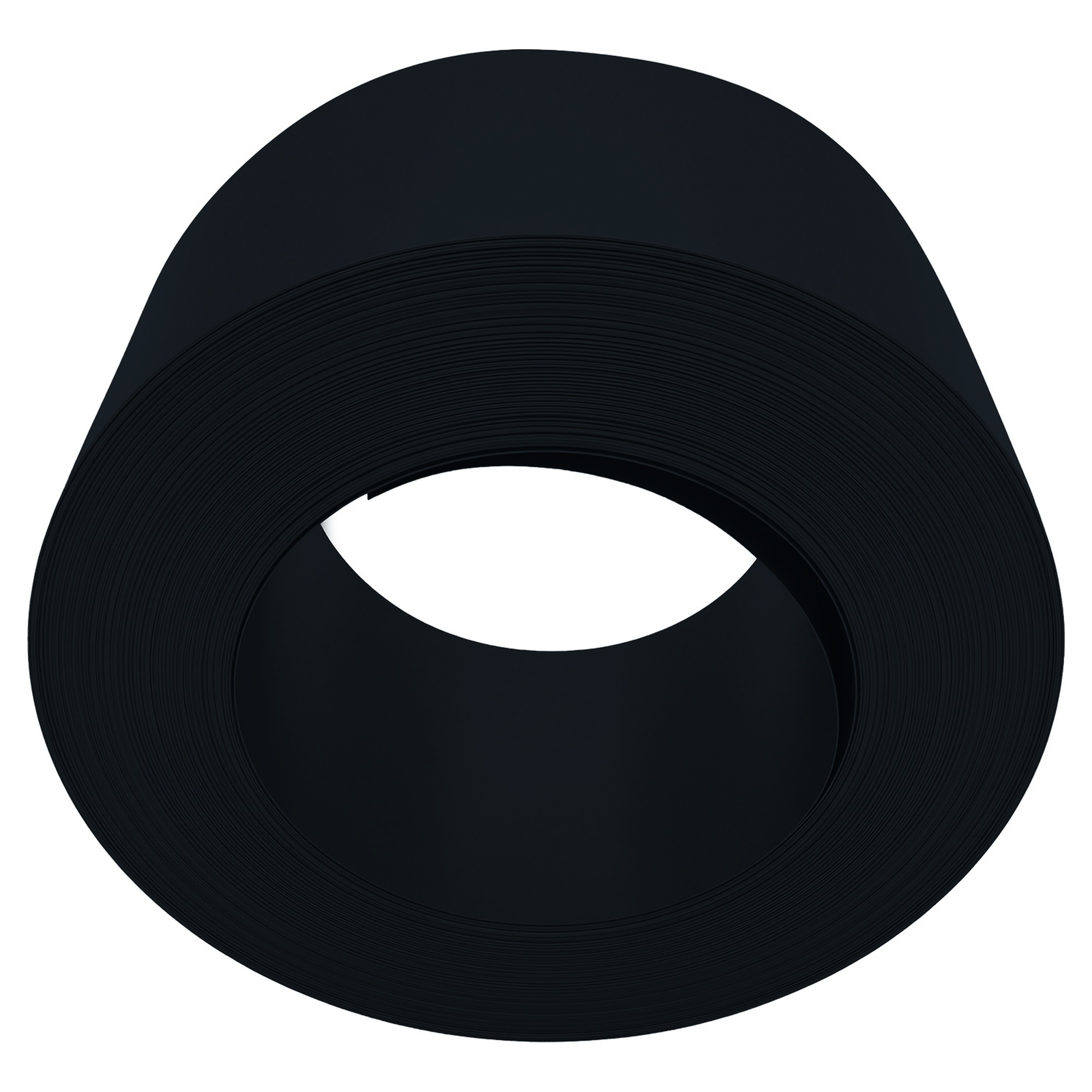 Zambelli Coilmaterial 0,55 mm, Schwarz RAL 9005, COLORDUR, 665 mm, 500 kg, mit Folie, Stahl DX53 - 1 Stk.