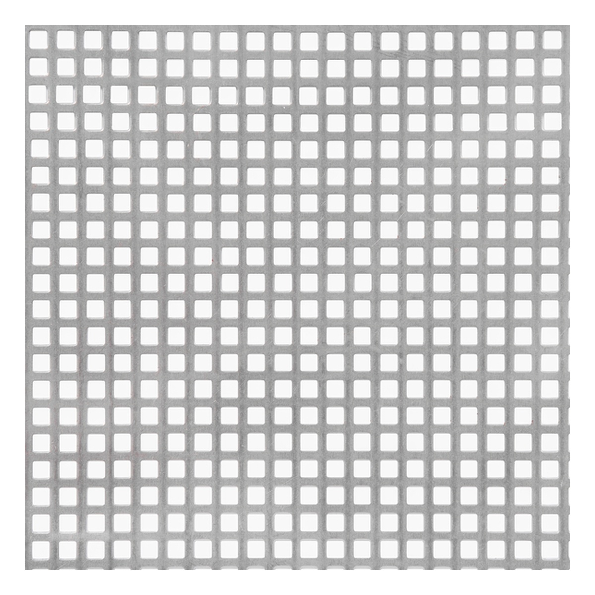 Alberts Lochblech, Lochung: quadratisch, 250 x 500 x 1 mm, Stahl roh - 1 Stk.