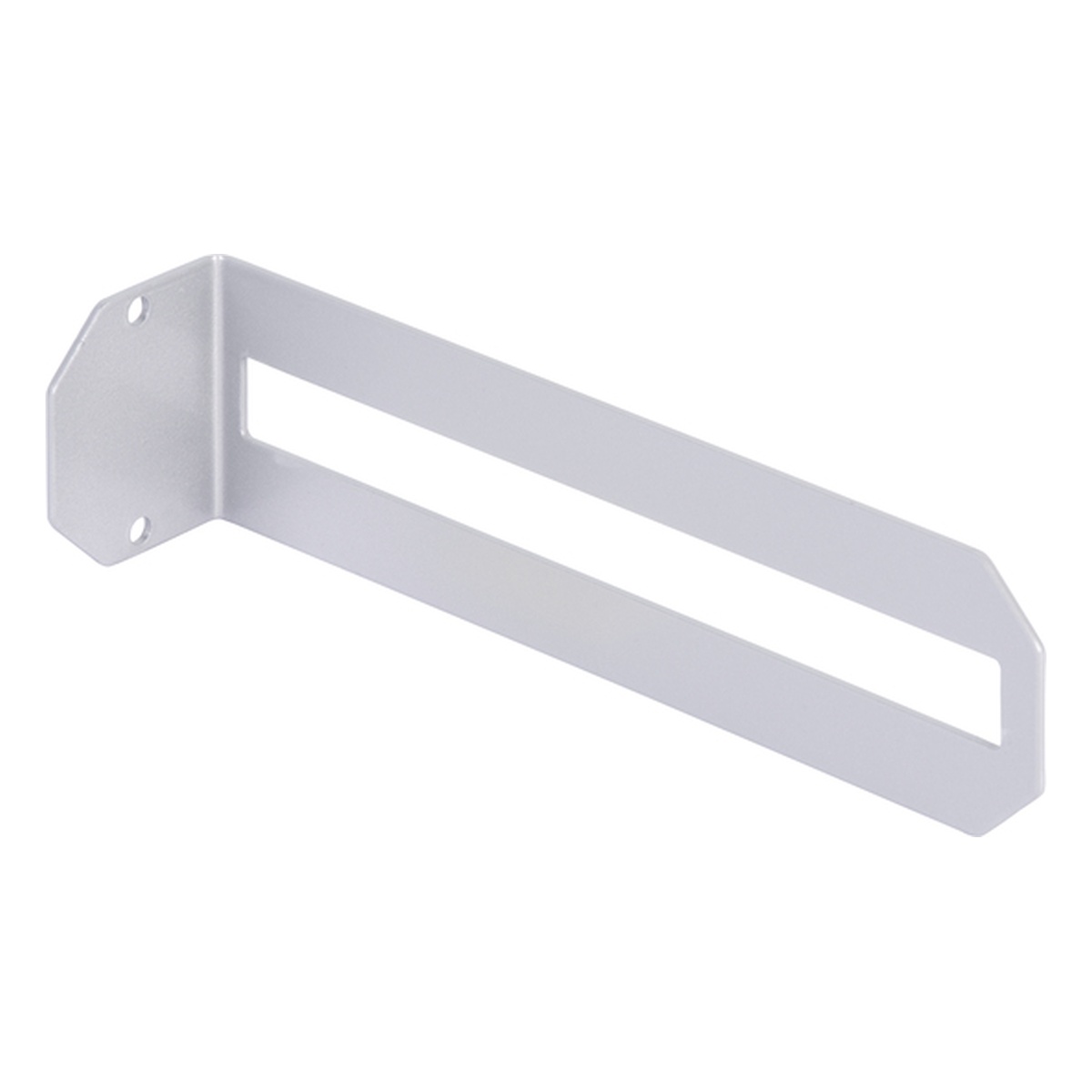 Alberts Regalträger Finn, 60 x 220 x 50 mm, Stahl, weißaluminium glänzend kunststoffbeschichtet RAL 9006 - 1 Stk.