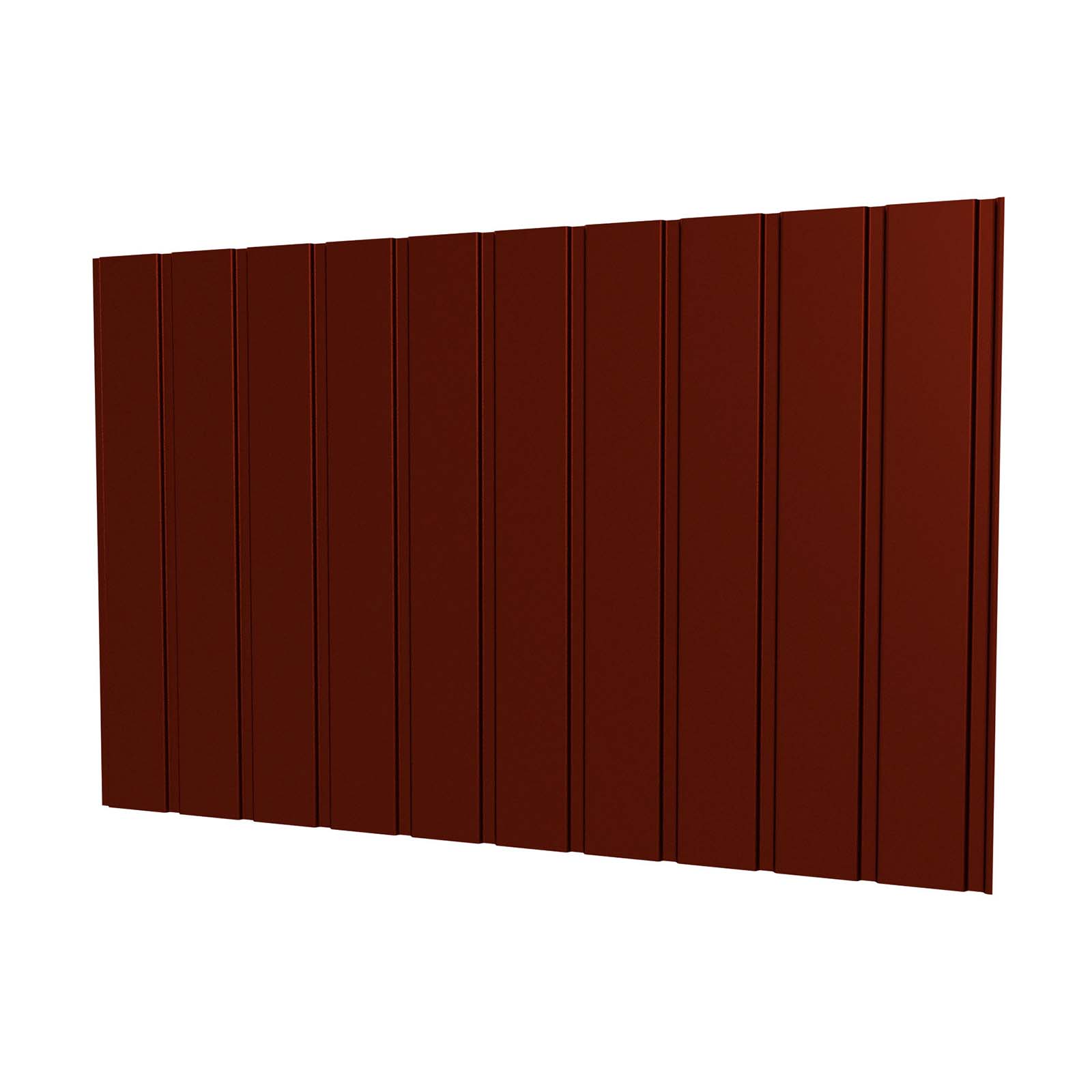 Trapezblech T7M Wand 0,5 mm, RAL 8012 Rotbraun, verschiedene Längen