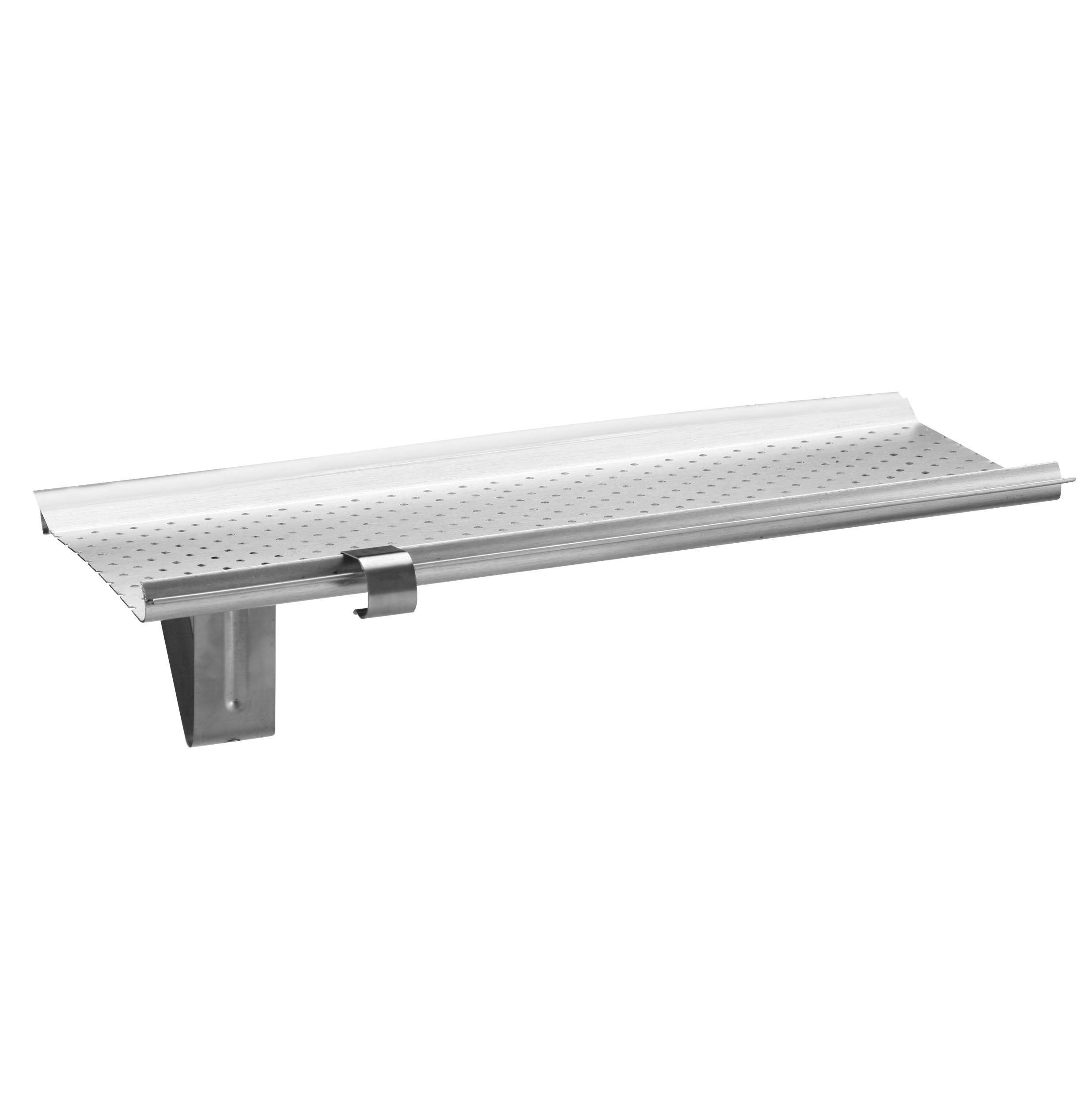 Zambelli Laubschutz 2 m Gutter Stark 333 mm 6 tlg, Aluminium, incl. Halter und Klammern