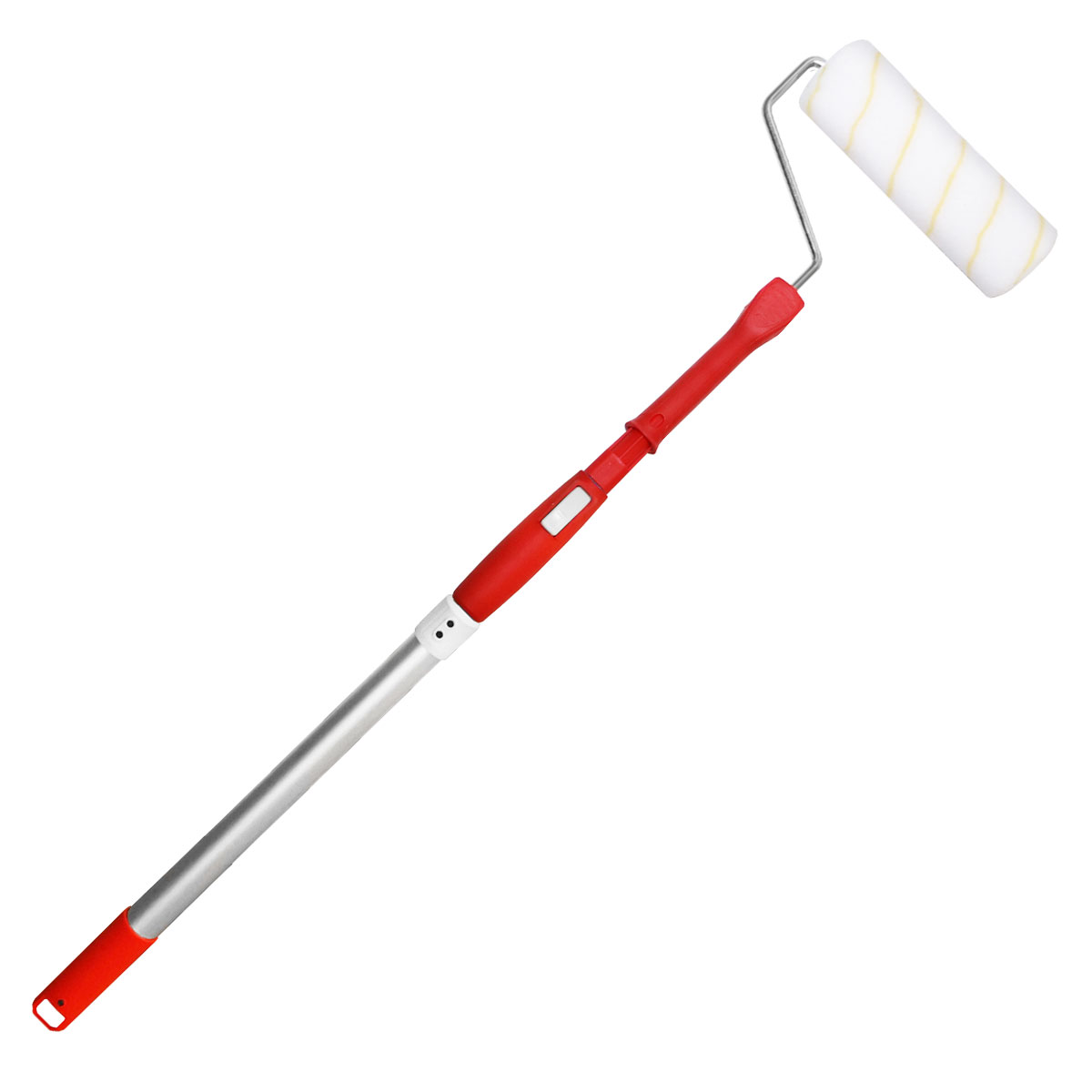 Mako Teleskoproller EASYREACH, Premium, ausziehbarer Farbroller mit Aluminiumstiel & Goldfadenwalze (23 cm) - 1 Stk.