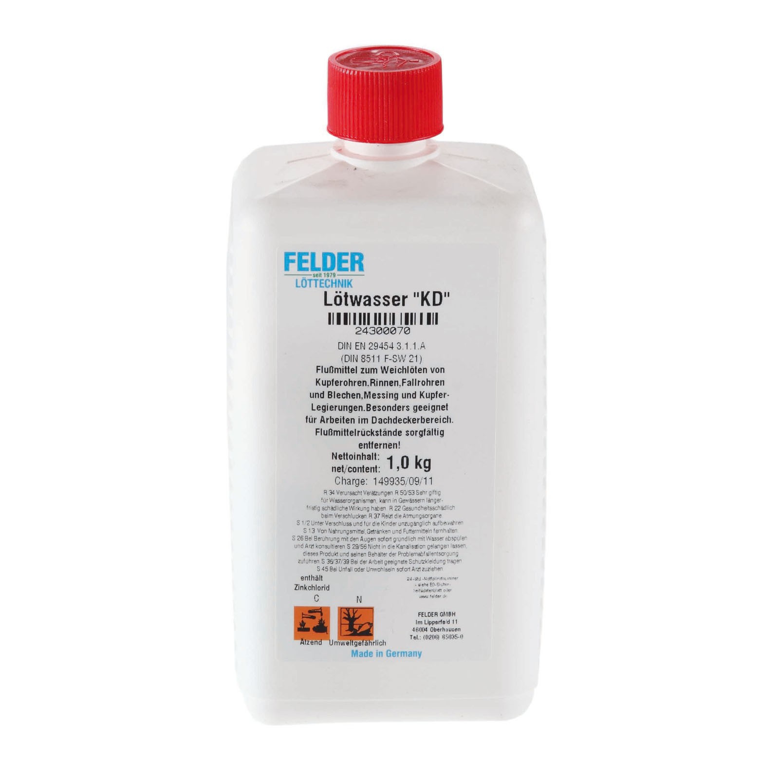 Freund Lötwasser Kupferbleche, 1000 g Freund Lötwasser Kupferbleche, 1000 g