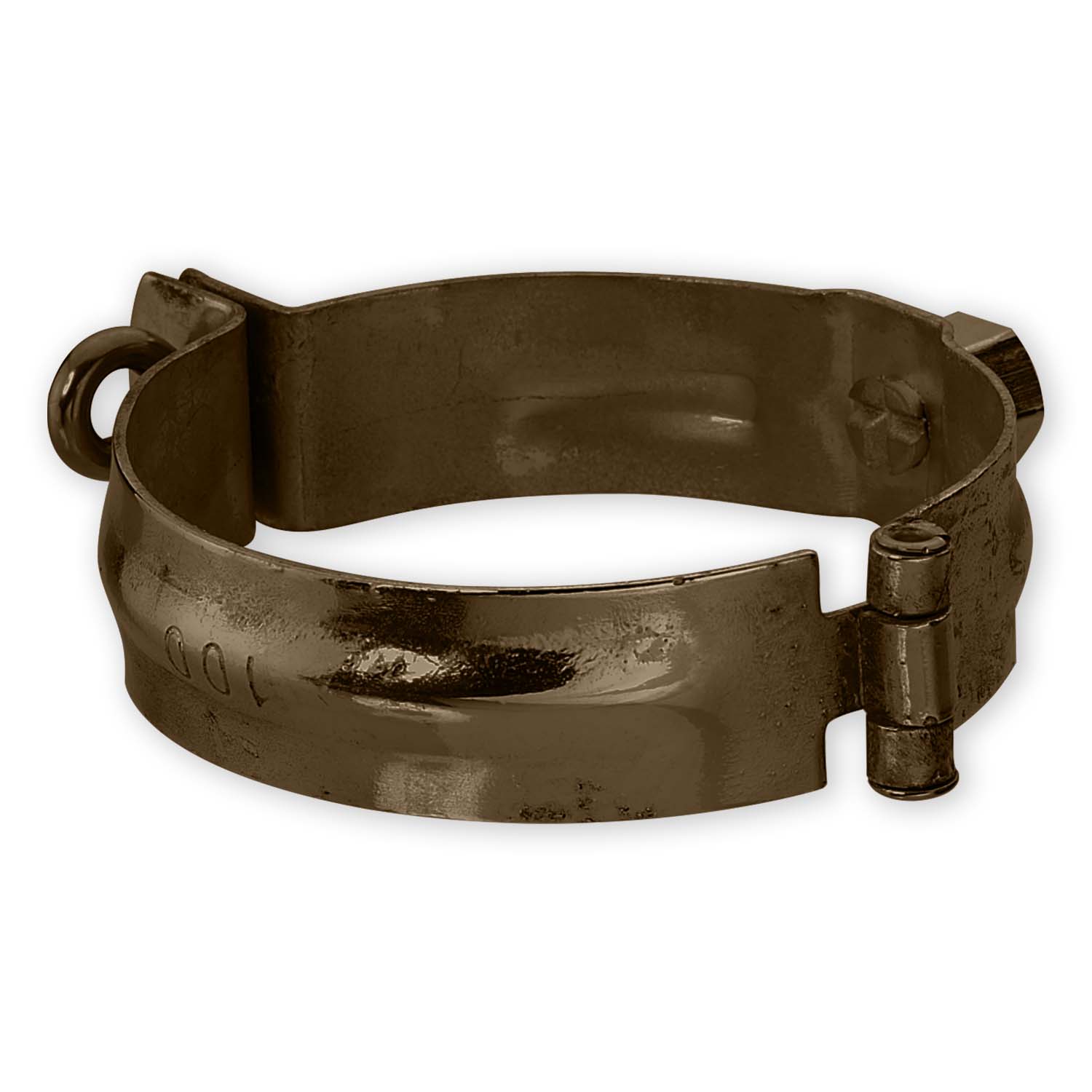 Zambelli Fallrohrschelle 80/M10, Farbe Testa di Moro, für Stockschraube Zambelli Fallrohrschelle 80/M10, Farbe Testa di Moro, für Stockschraube