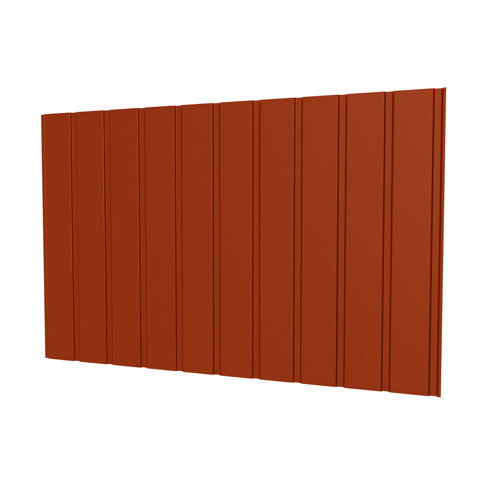 Trapezblech T7M Wand 0,5 mm, RAL 8004 Ziegelrot, verschiedene Längen