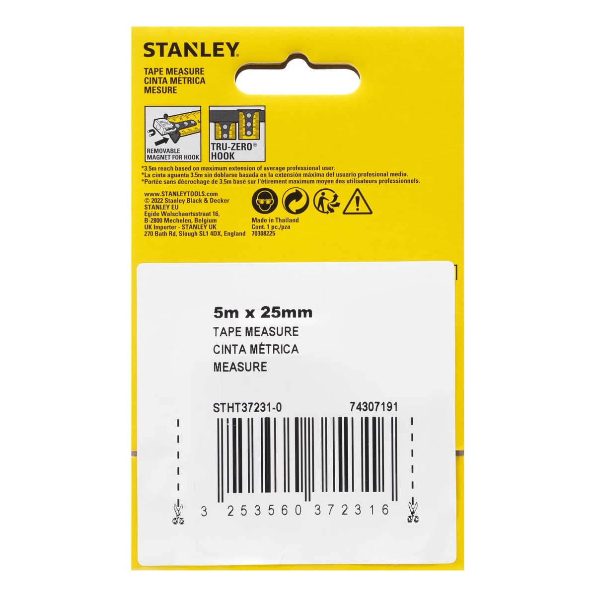 Stanley Bandmaß Compact Pro, 5 m