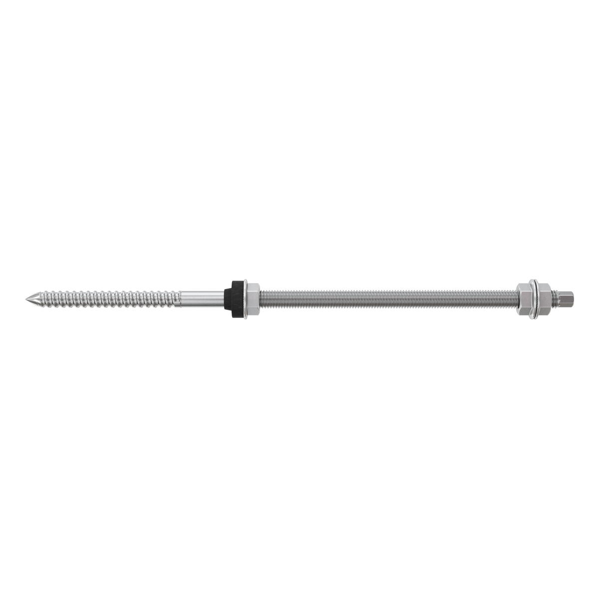 fischer Doppelgewindeschraube STSR M12 x 350 mm A2 nicht rostender Stahl A2 - 25 Stk.