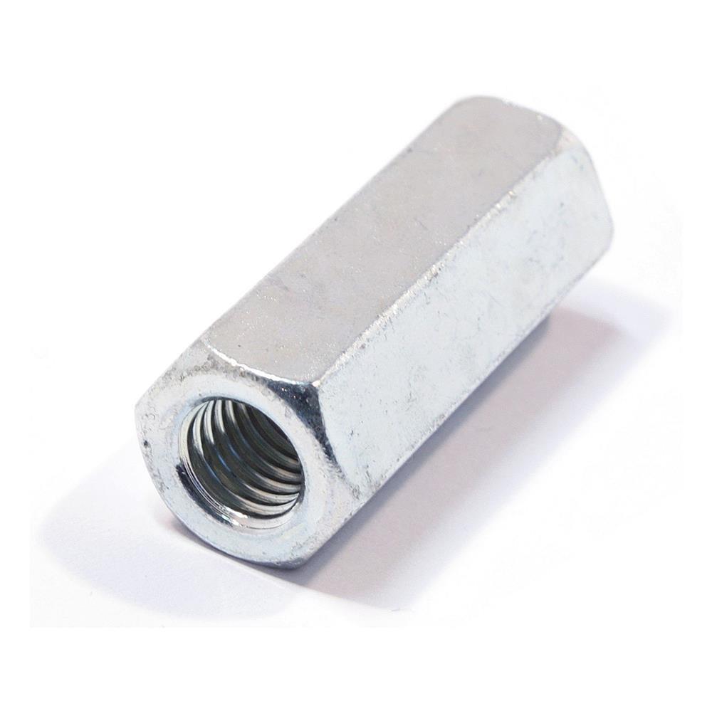 Verbindungsmuffe M20 x 50 mm ART 88087 Stahl galvanisch verzinkt Sechskant, Innengewinde Verbindungsmuffe M20 x 50 mm ART 88087 Stahl galvanisch verzinkt Sechskant, Innengewinde