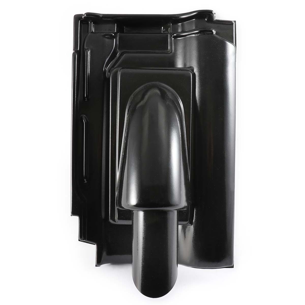 Fleck Solar-Durchgangspfanne DN 50/70 Flandern Plus Groß-Flachdach Basalt, BAG