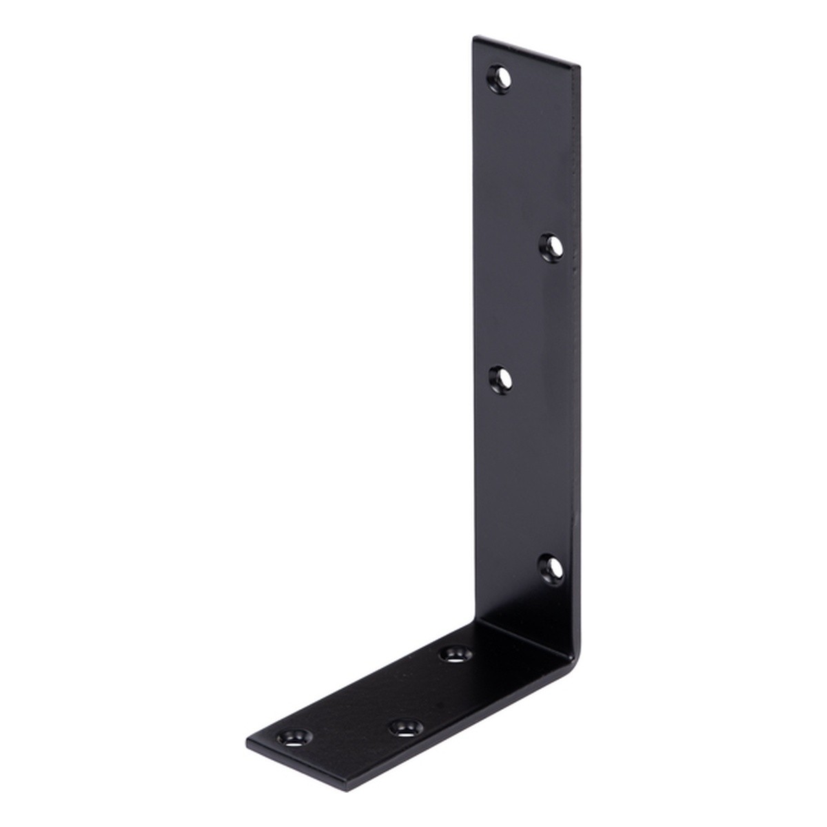 Alberts Balkenwinkel, Stahl roh verzinkt, schwarz kunststoffbeschichtet, 100 x 200 x 40 mm - 1 Stk.