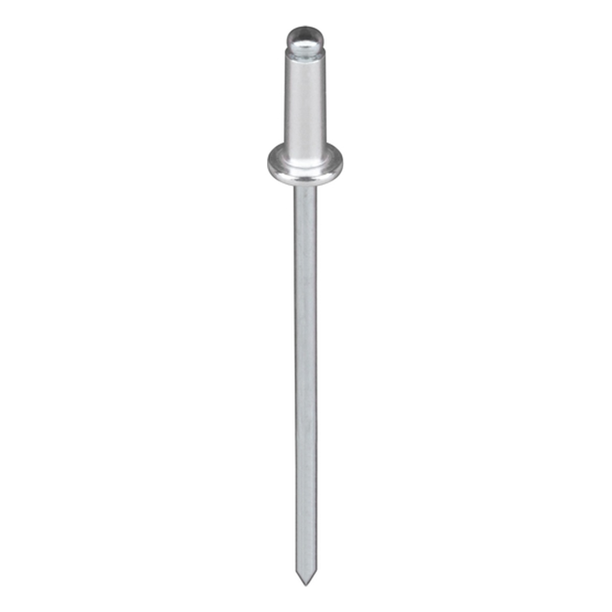 Alberts Blindniet mit Krempe, 10 x 4 mm, Aluminium, Stahldorn: verzinkt - 50 Stk.