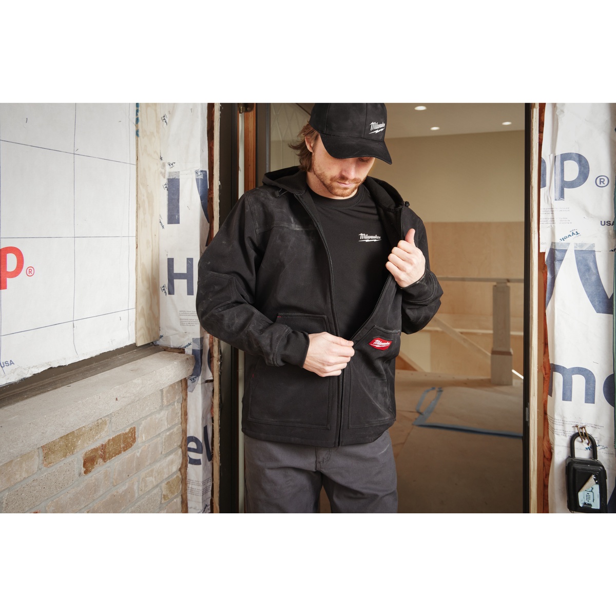 Milwaukee Freeflex Arbeitsjacke schwarz XXL - 1 Stk.