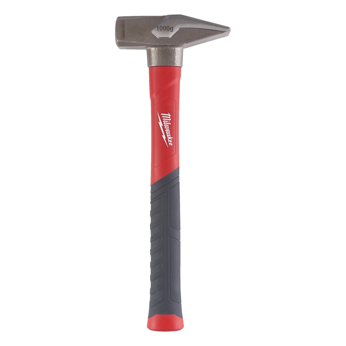 Milwaukee Schlosserhammer DIN 1041, 1000 g, Fiberglasstiel mit Softgrip-Ummantelung