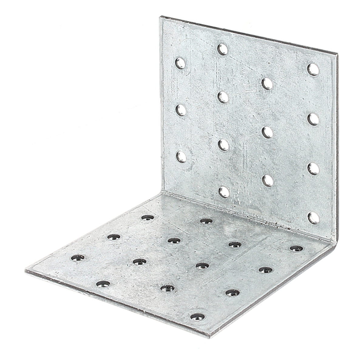 Alberts Lochplattenwinkel, 80 x 80 x 80 mm, Stahl roh, sendzimirverzinkt, CE-Kennzeichnung nach ETA-08/0165 - 1 Stk.