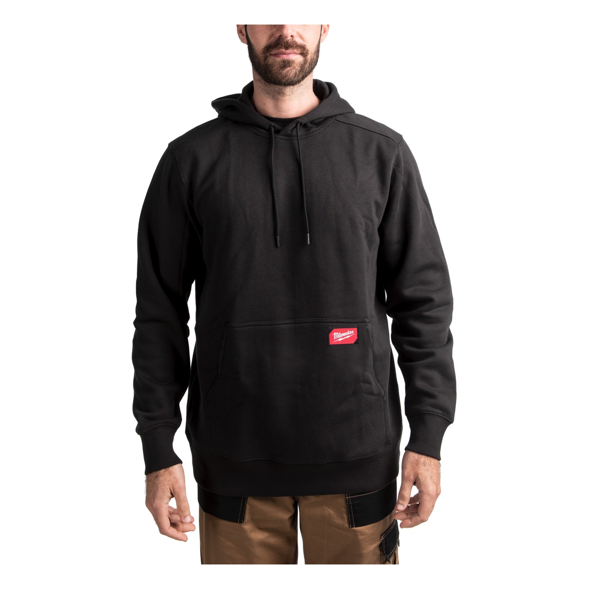 Milwaukee leichter Arbeits-Kapuzen-Pullover schwarz WHMWBL-L - 1 Stk.