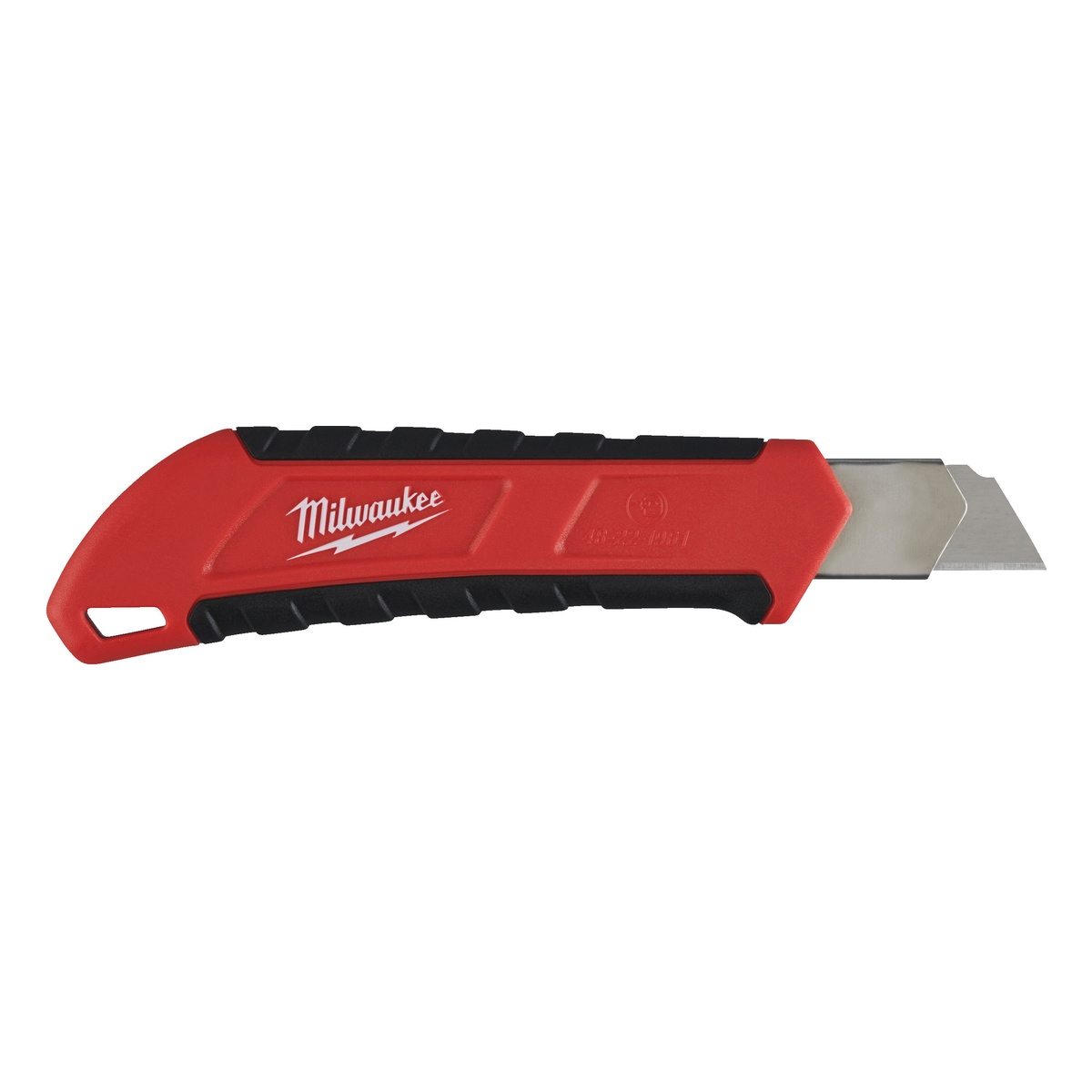 Milwaukee Cuttermesser 18 mm mit Abbrechklinge, Metall-Feststellrad mit Schnellgewinde, Softgrip