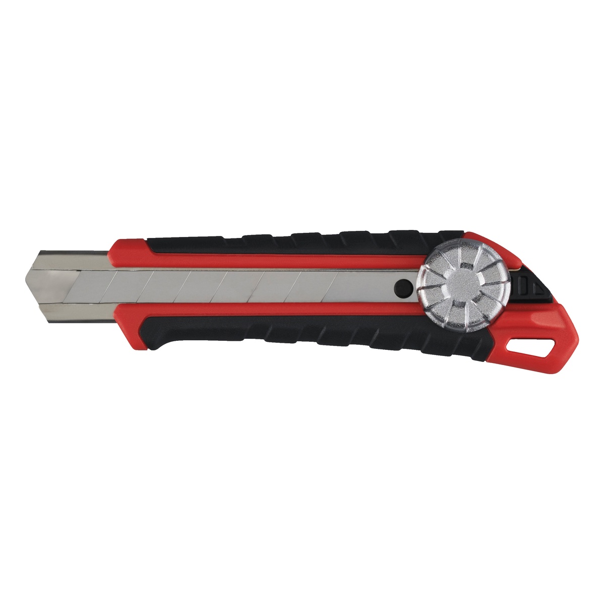 Milwaukee Cuttermesser 18 mm mit Abbrechklinge, Metall-Feststellrad mit Schnellgewinde, Softgrip