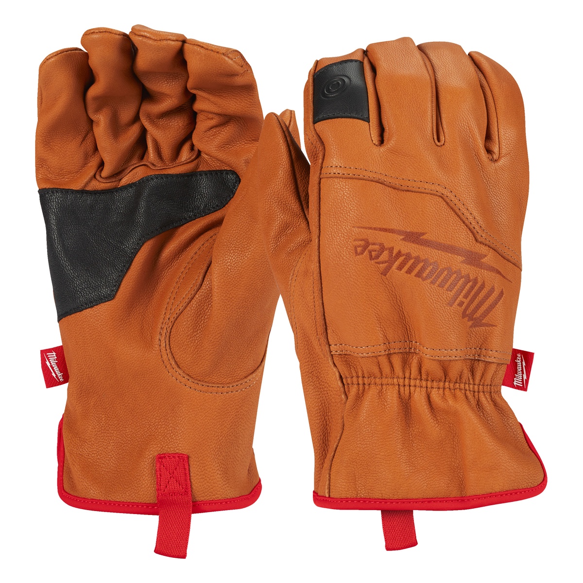 Milwaukee Leder-Arbeitshandschuhe aus Ziegenleder, Größe 9 (L)