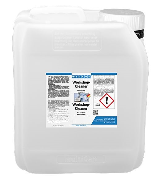 WEICON Workshop Cleaner, lösemittelfreier Universalreiniger, 1 L, blau