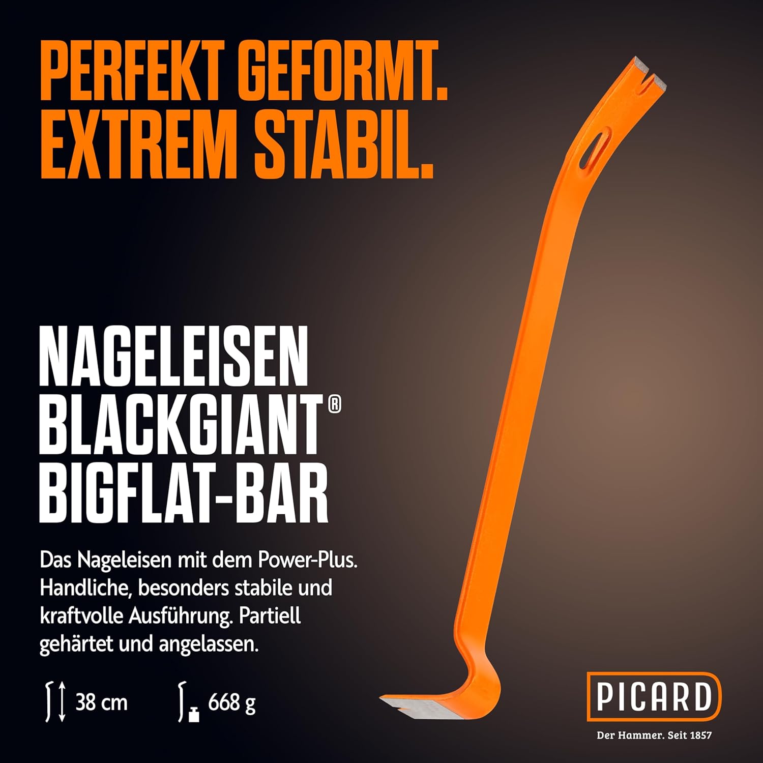 Picard Nageleisen BlackGiant Big Flat-Bar