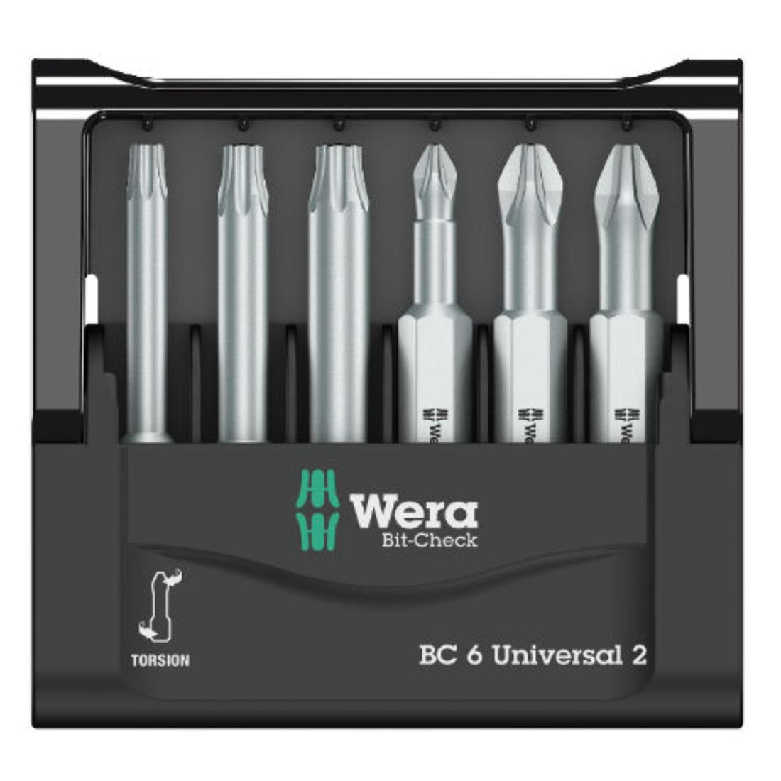 Wera Bit-Check 6 Universal 2 SB
