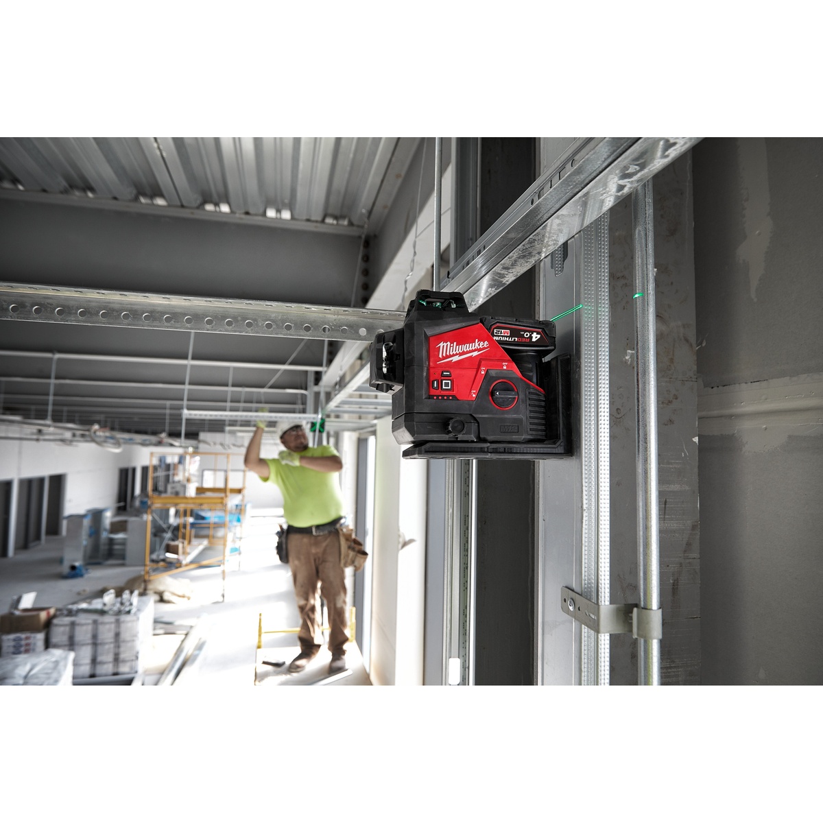 Milwaukee M12 3 x 360° Kreuzlinienlaser M123PLSKIT-401P - 1 Stk.