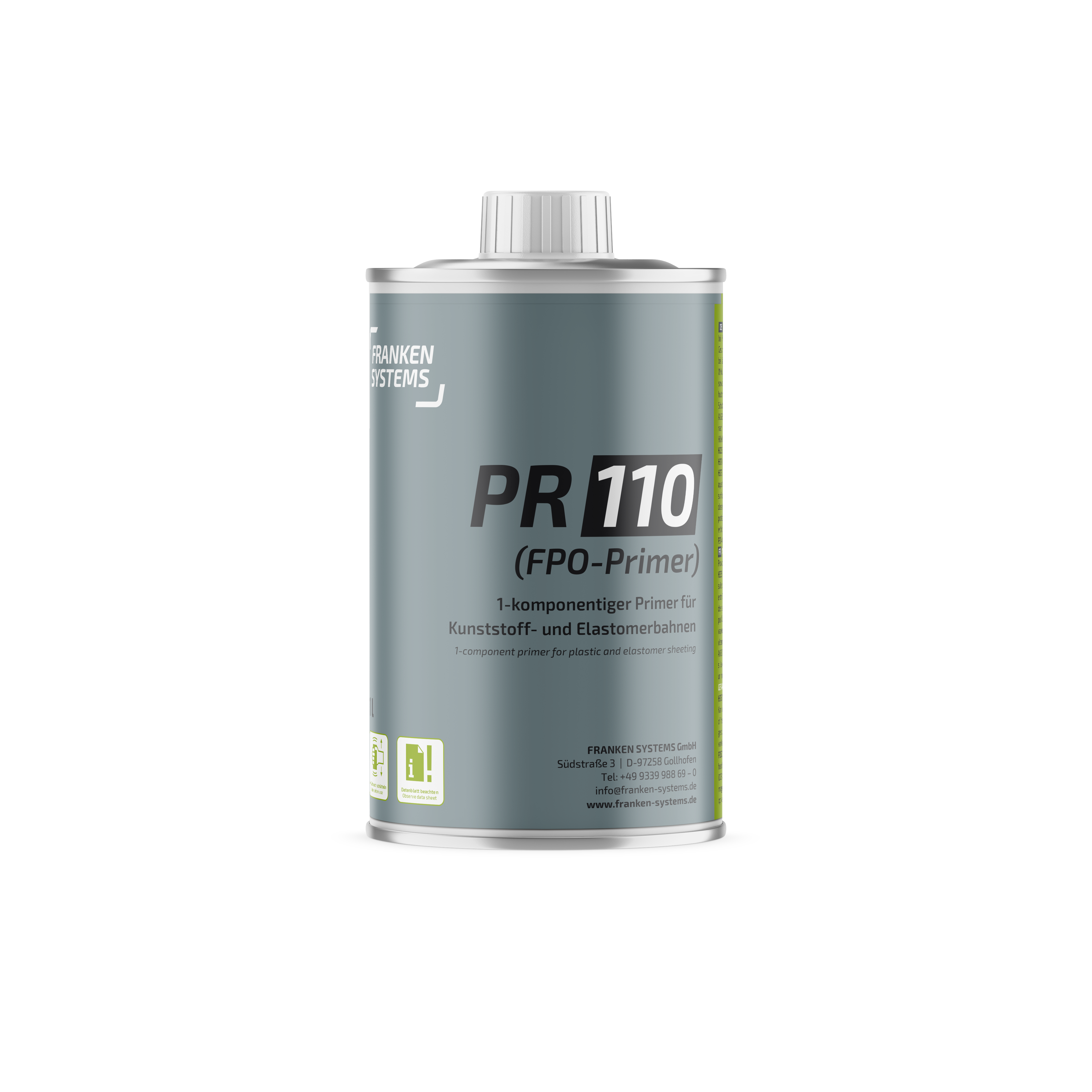 Frankosil PR150 Mega-Primer Flasche á 1 Liter für Kunststoff- und Metalluntergründe - 1 Stk.