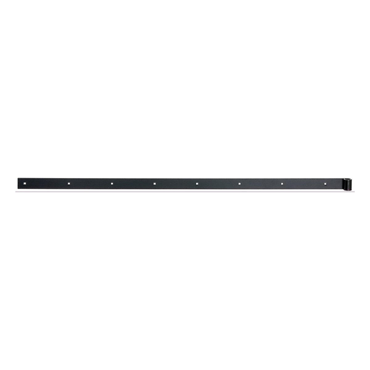 Alberts Ladenband, gerade, Abschluss gerade, schwarz, 1160 mm, Rolle Ø16 mm - 1 Stk.