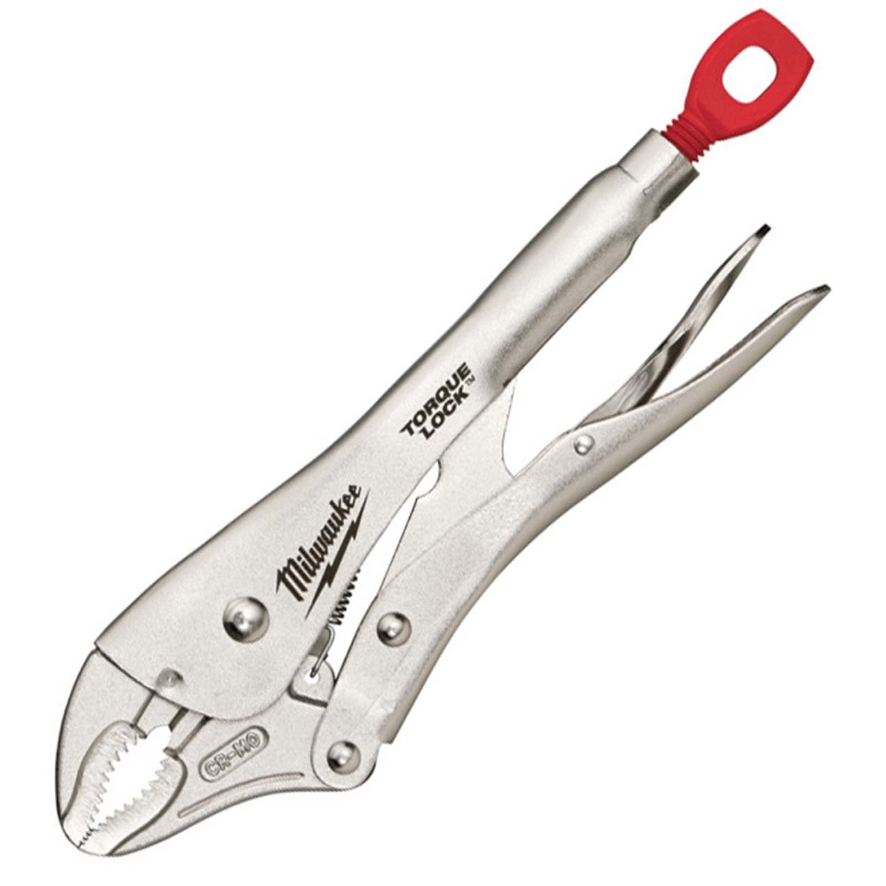 Milwaukee Gripzange TORQUE LOCK mit gebogenen Backen 250 mm lang, Spannweite 51 mm - 1 Stk.