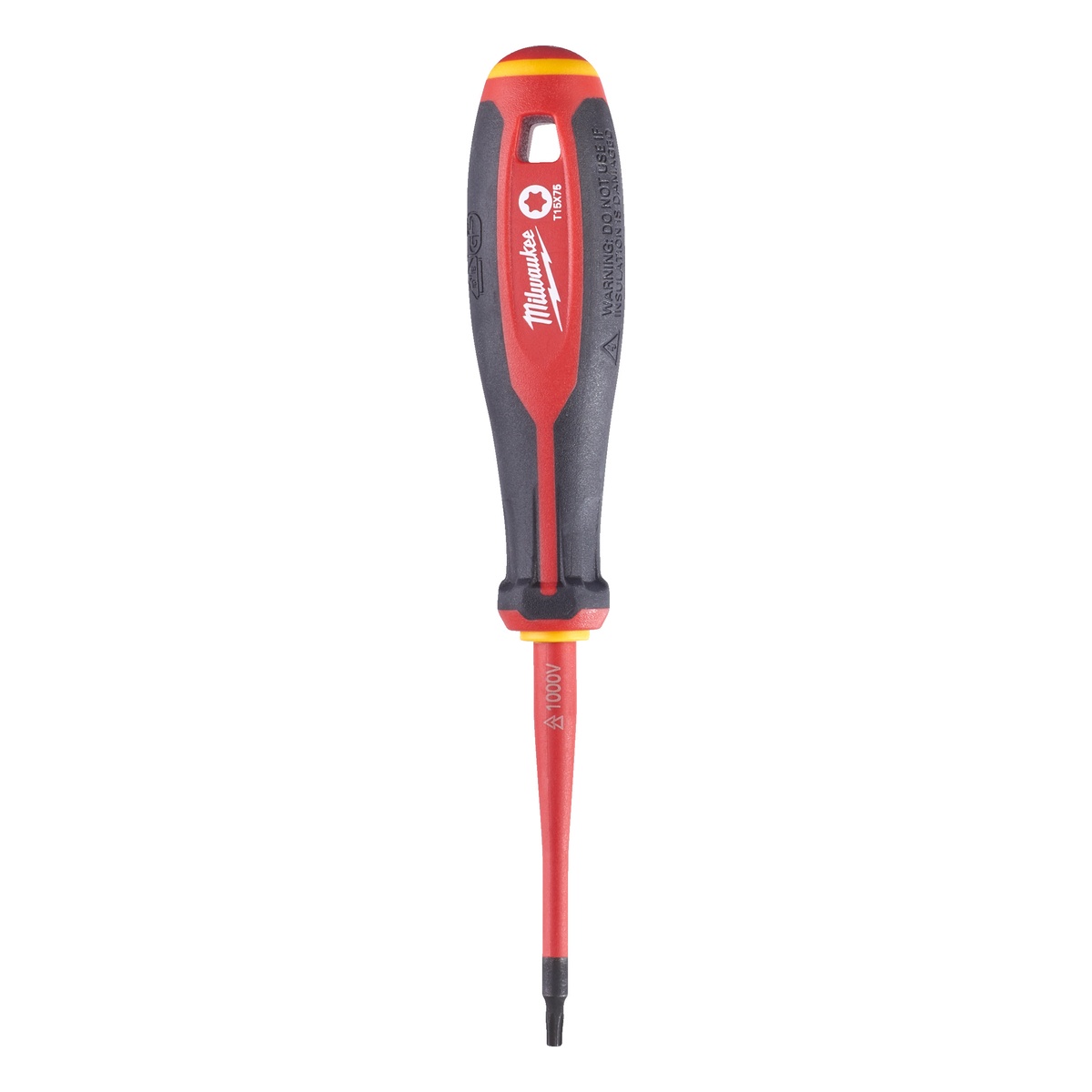 Milwaukee VDE-Schraubendreher Tri-Lobe, Torx TX15 x 75 mm, bis 1000 V AC