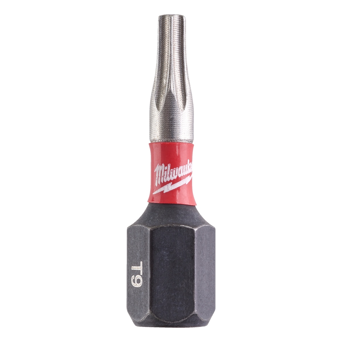 Milwaukee Bit Innensechsrund mit Bohrung TX BO9 x 25 mm, SHOCKWAVE, schlagfest, für Sicherheitsschrauben, 2 Stück