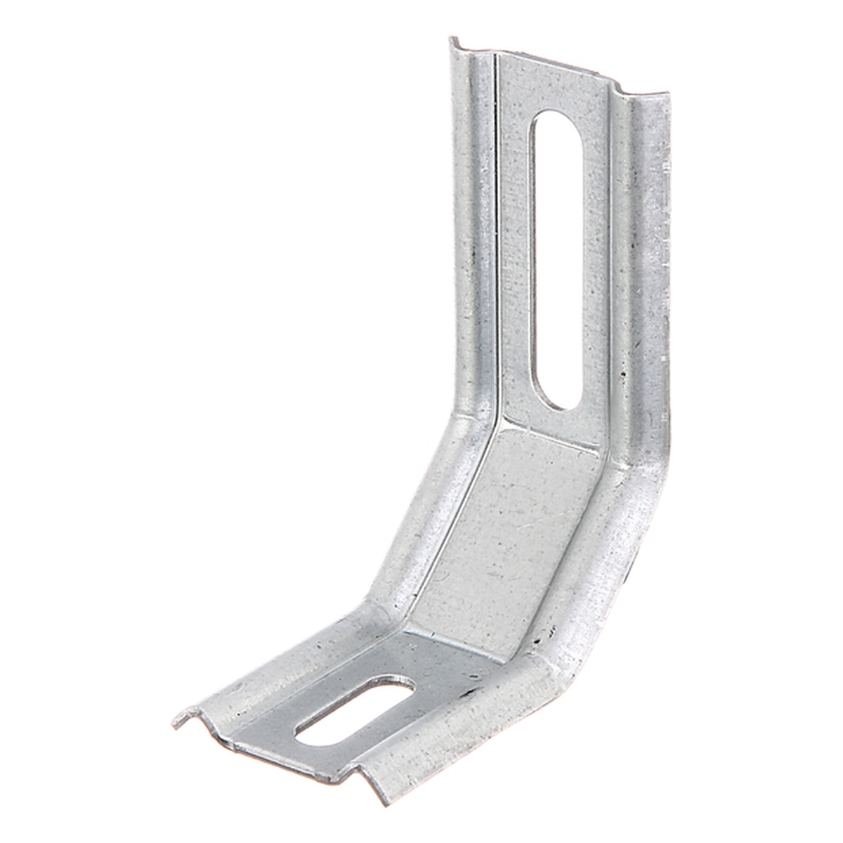 Alberts Verstellwinkel, geprägt, zweimal 45°-Winkel, 35 x 30 x 50 mm, Stahl roh, sendzimirverzinkt - 1 Stk.