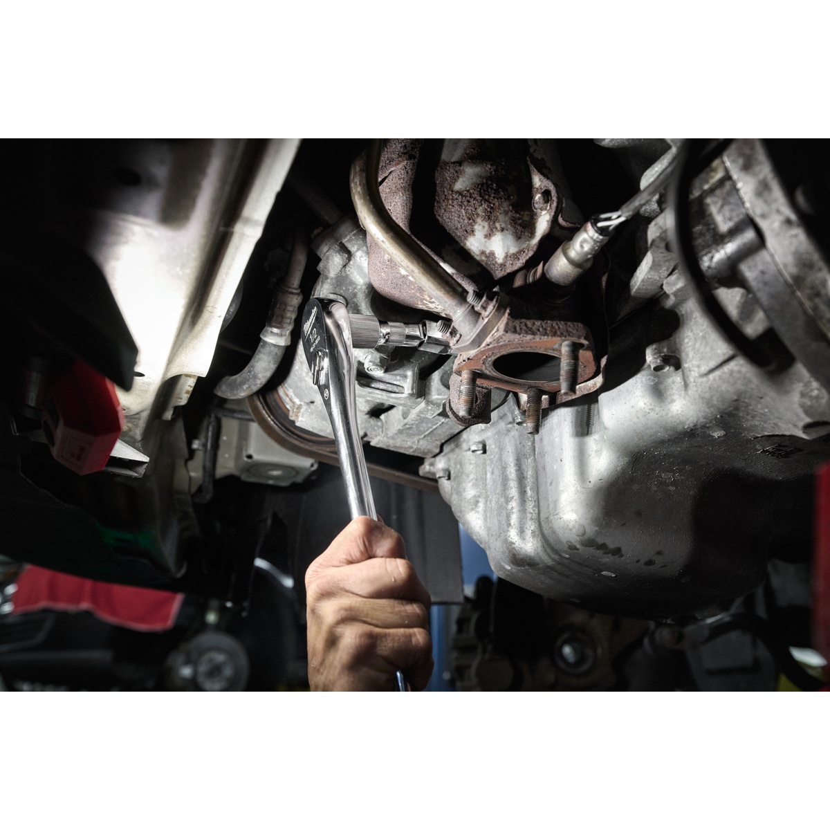 Milwaukee Verlängerungs-Set schwenkbar 1/2", 4tlg.