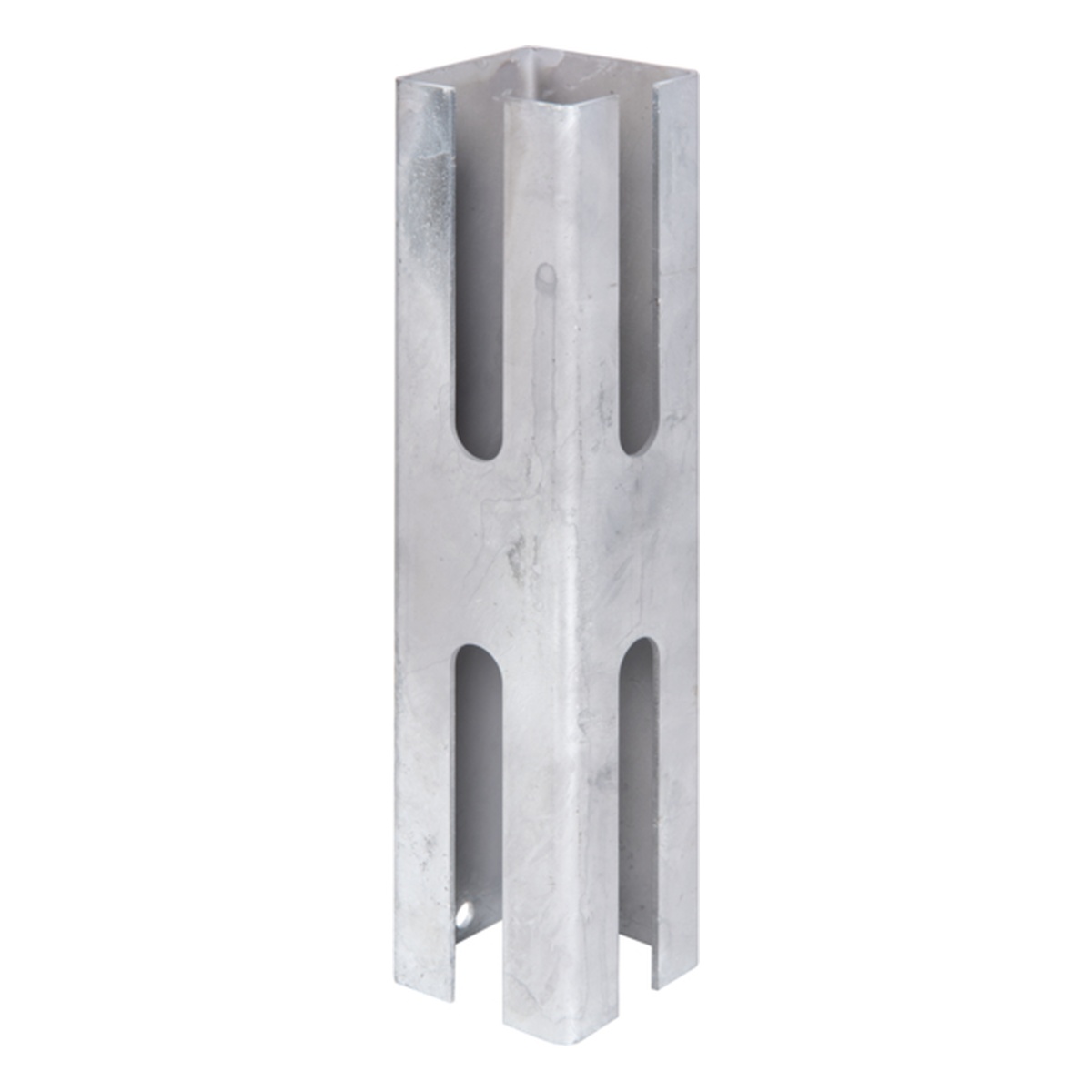 Alberts Zaunpfosten-Adapter, feuerverzinkt passiviert, für Pfosten 60 x 60 mm - 1 Stk.