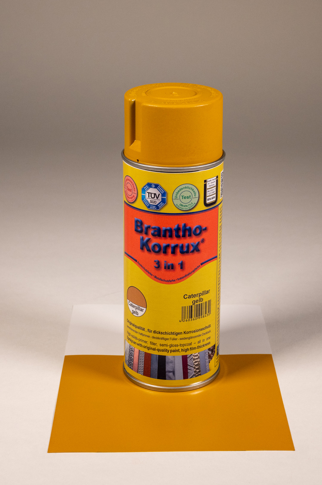 Brantho-Korrux "3 in 1"-Komfortdose  caterpillar-gelb 400 ml