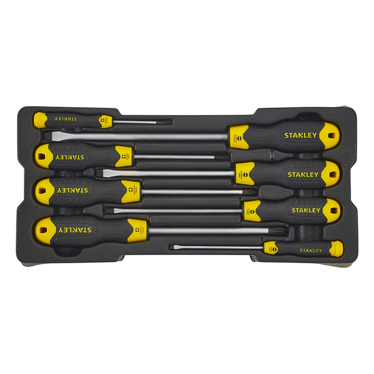 Stanley Schraubendreher-Set, CushionGrip, 8-tlg